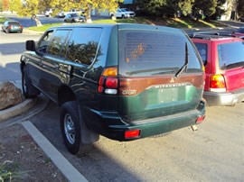 2000 MITSUBISHI MONTERO SPORT ,3.0L AUTO, 4DR 2WD, COLOR GREEN, STK 143685